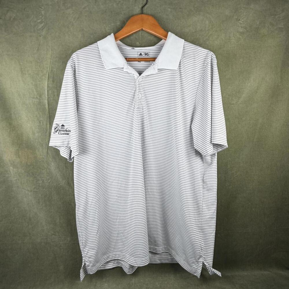 Adidas ‘GreenBrier’ Striped Golf shirt ⛳️🏌️‍♂️